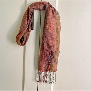 Colorful woven vintage scarf